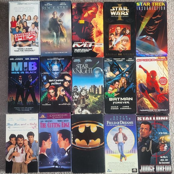 VHS Bundle - 15 Movies - Picture 1 of 1